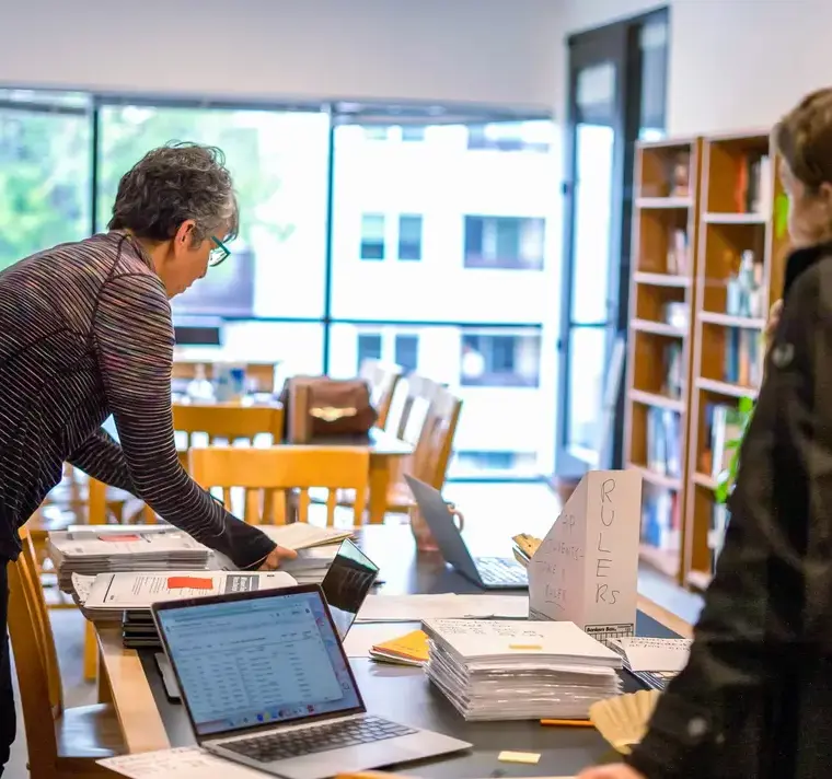 Student Support Staff Discussing and Planning