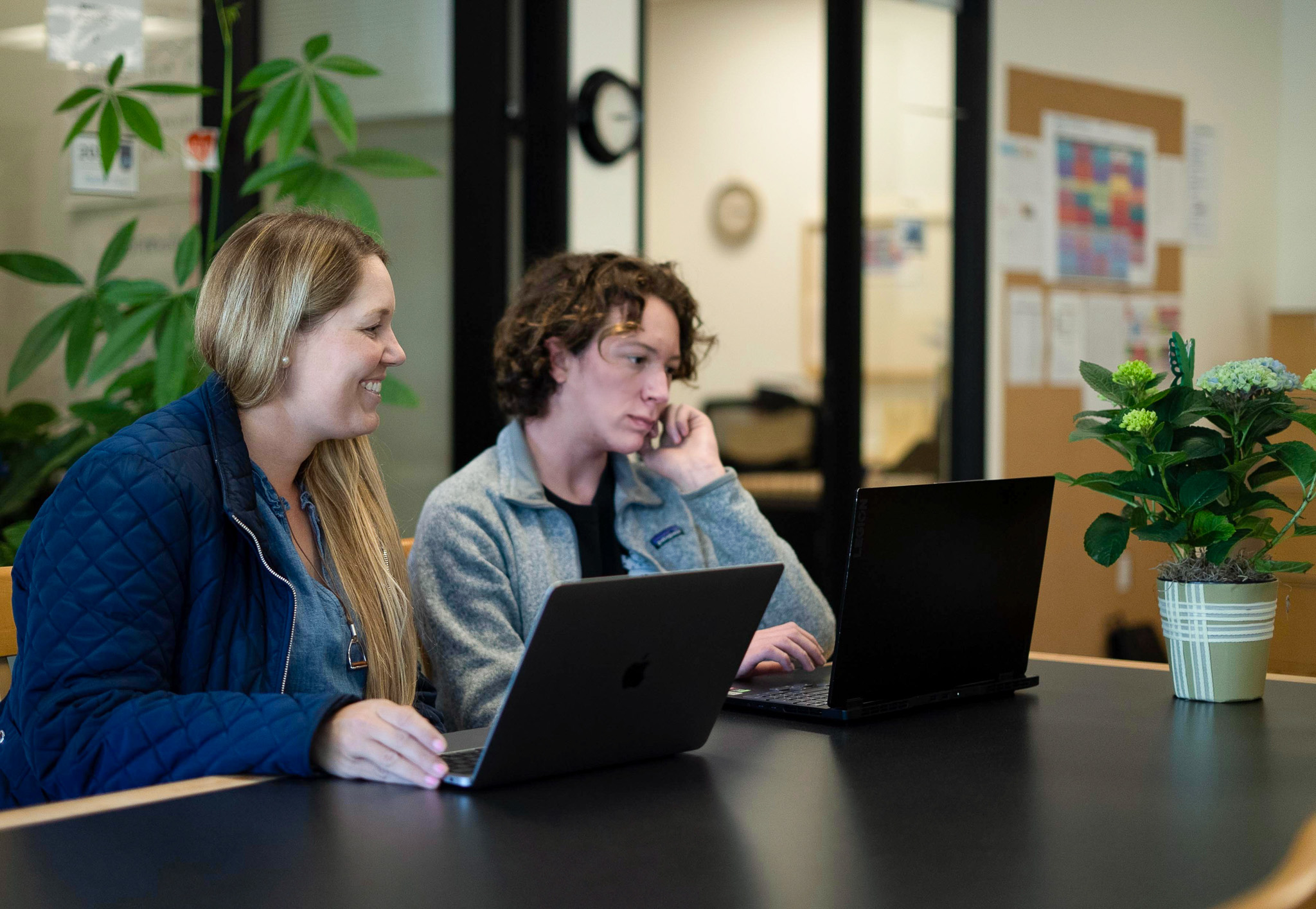 Student Support Staff Discussing and Planning