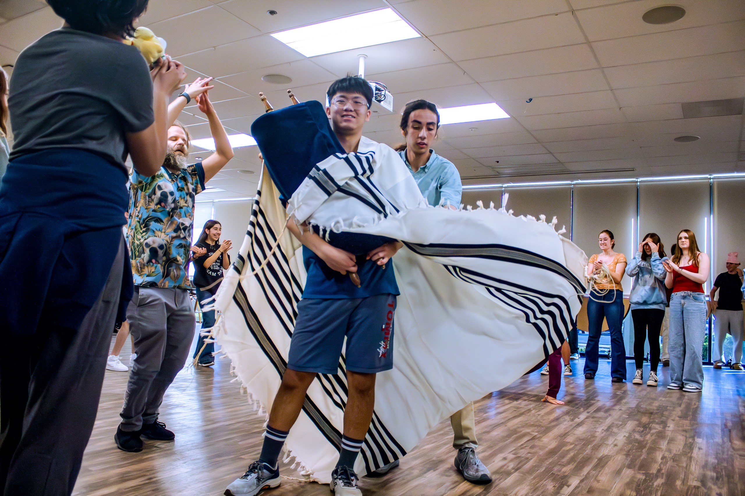 Student Doing Jewish Activities