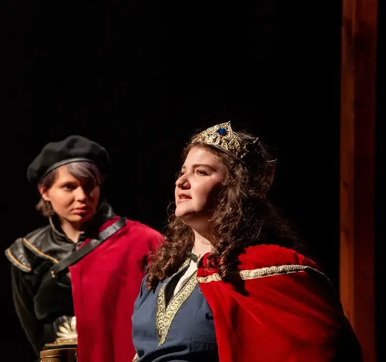 Students Dressed as Monarchs Performing in play